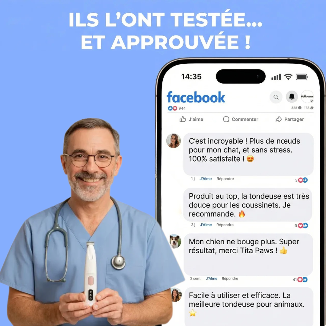 Tita Paws Pro™ – La précision douce qui protège ses pattes