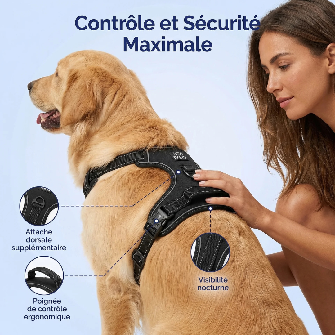 HARNAIS ANTI-TRACTION TITA PAWS™