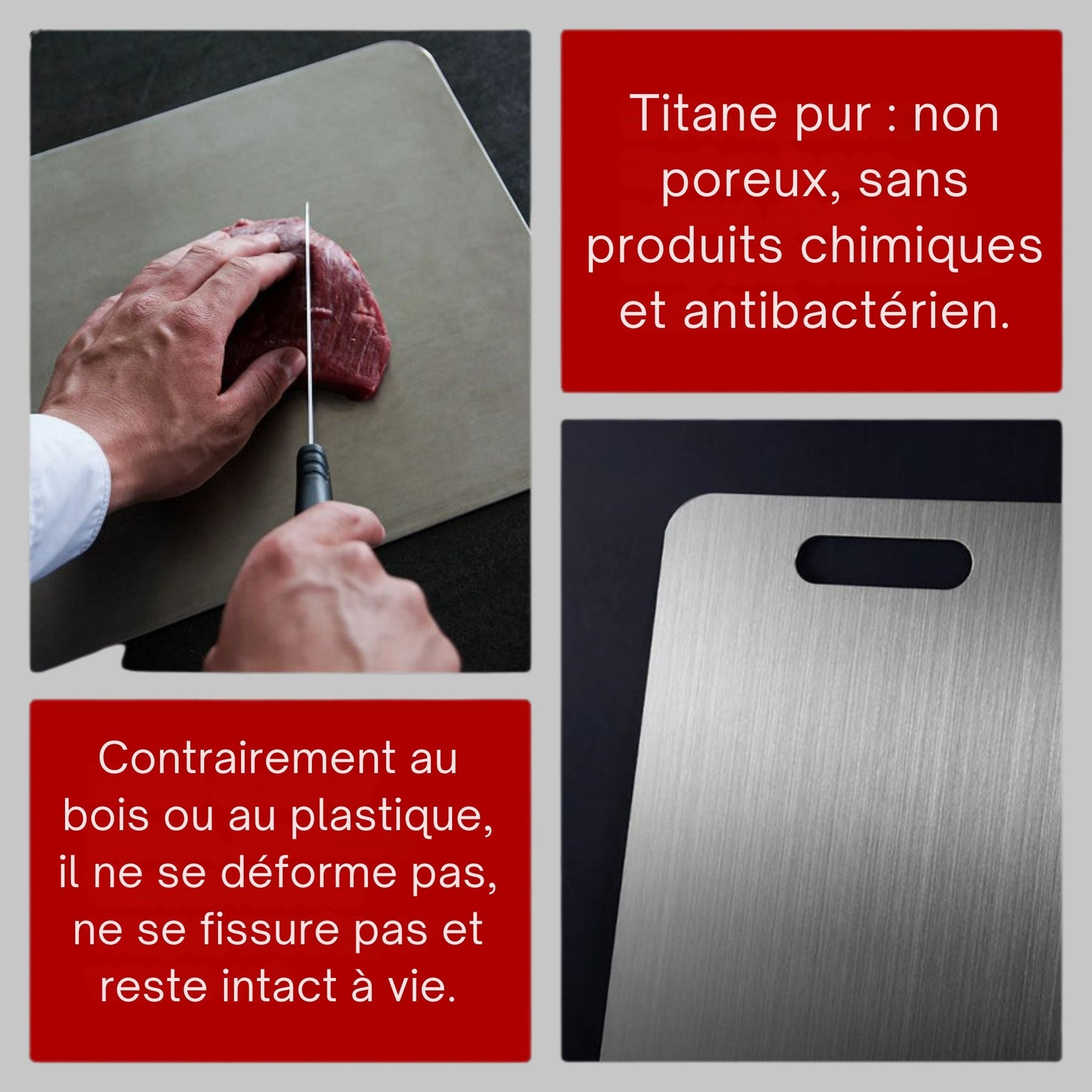 Planche à Découper en Titane