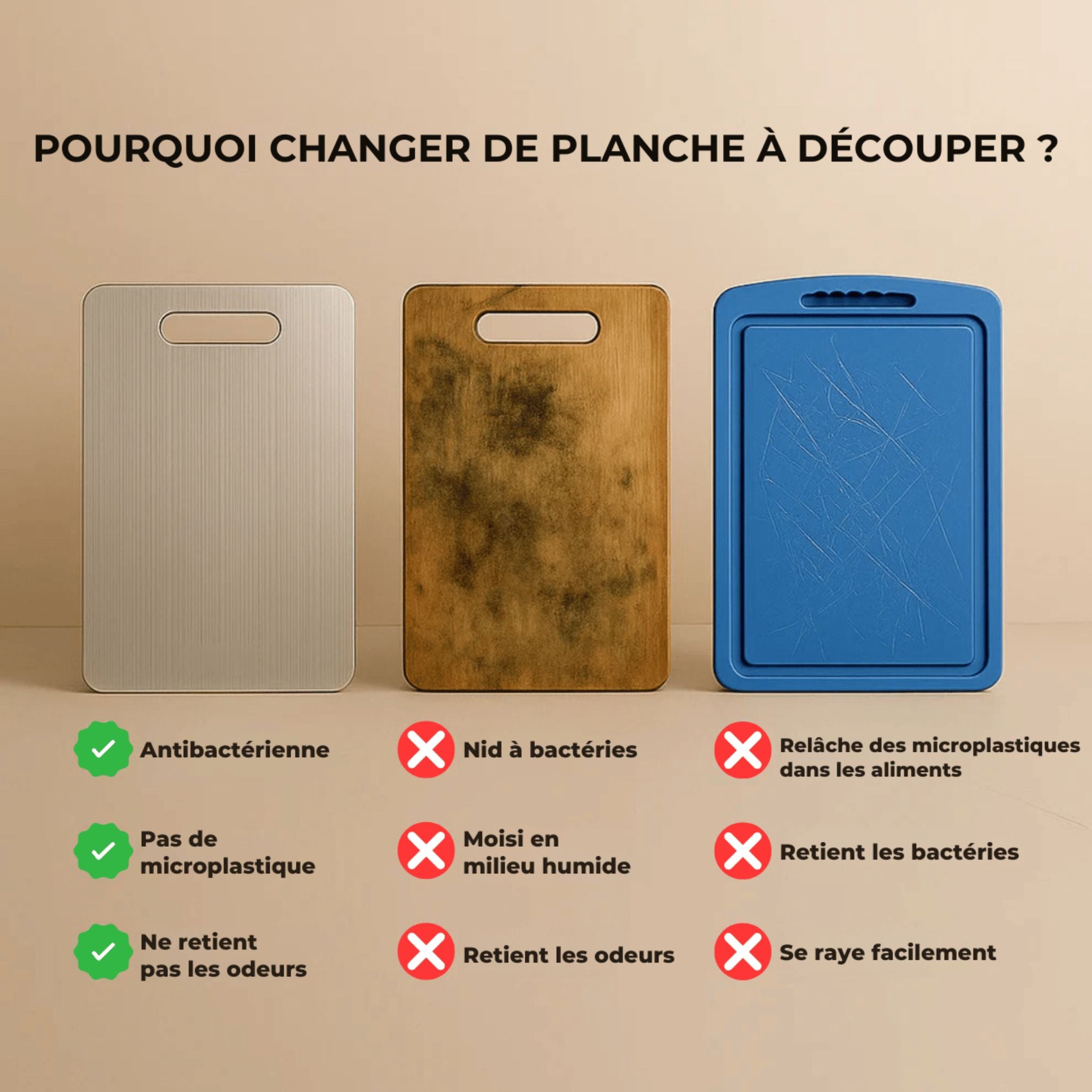 Planche à Découper en Titane