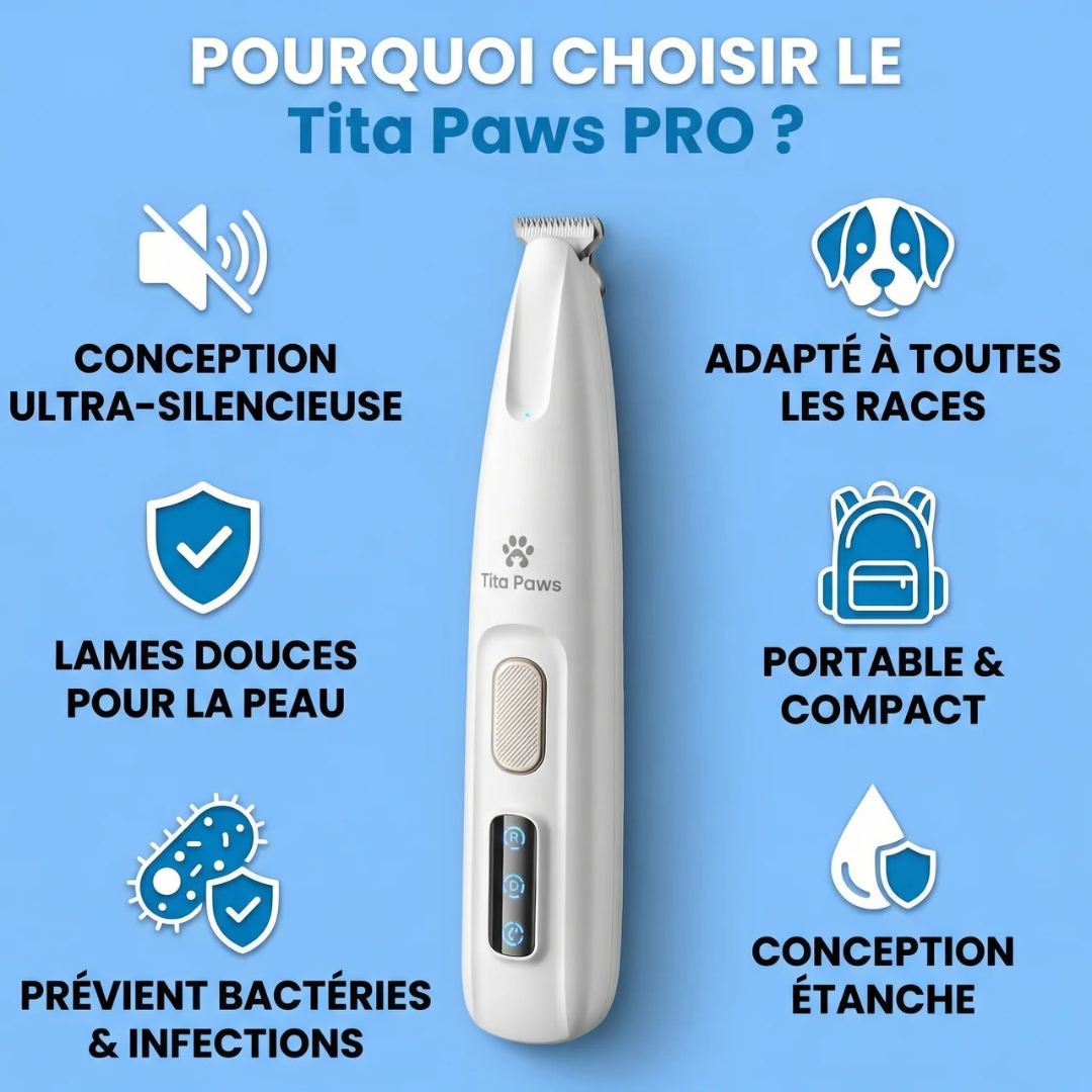 Tita Paws Pro™ – La précision douce qui protège ses pattes