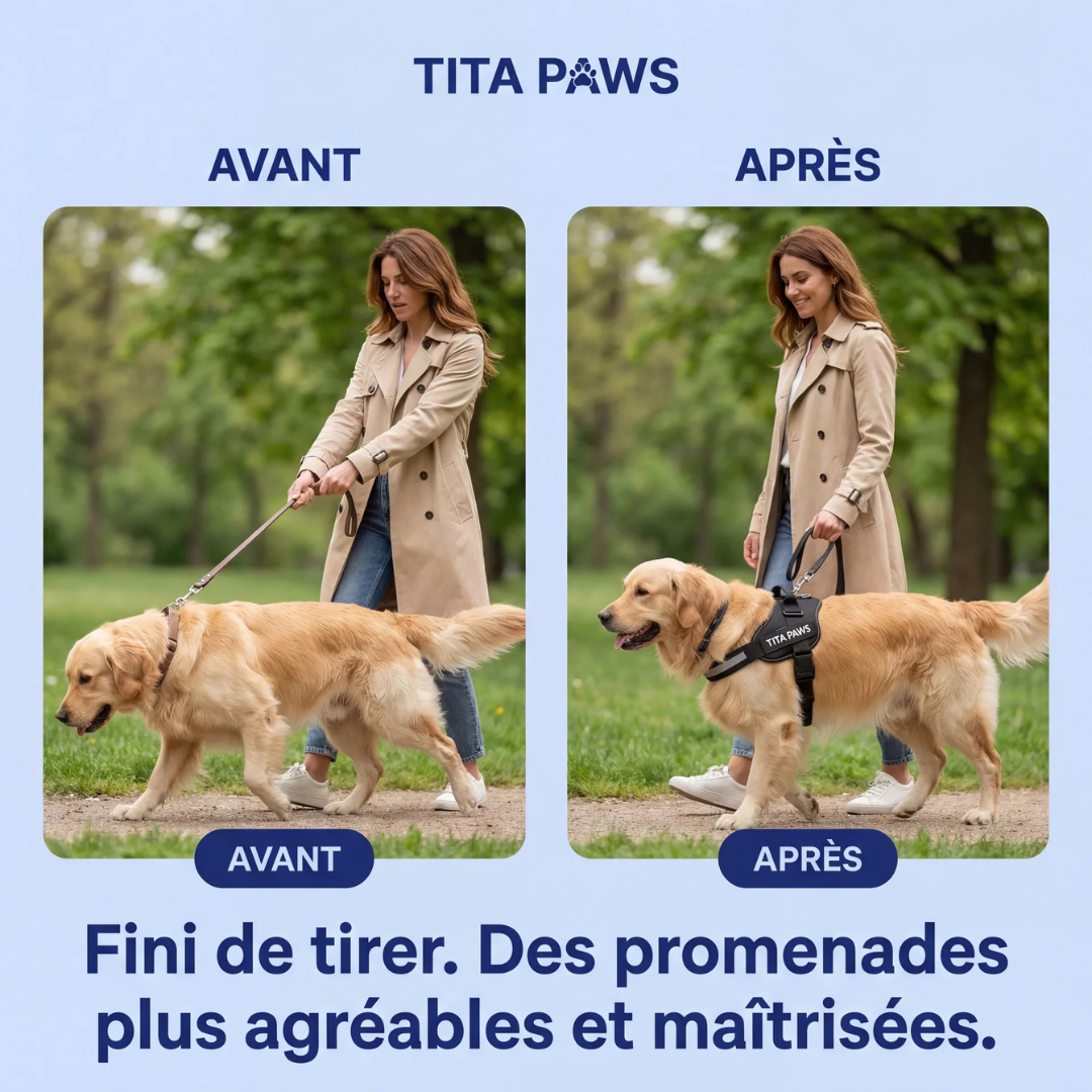 HARNAIS ANTI-TRACTION TITA PAWS™