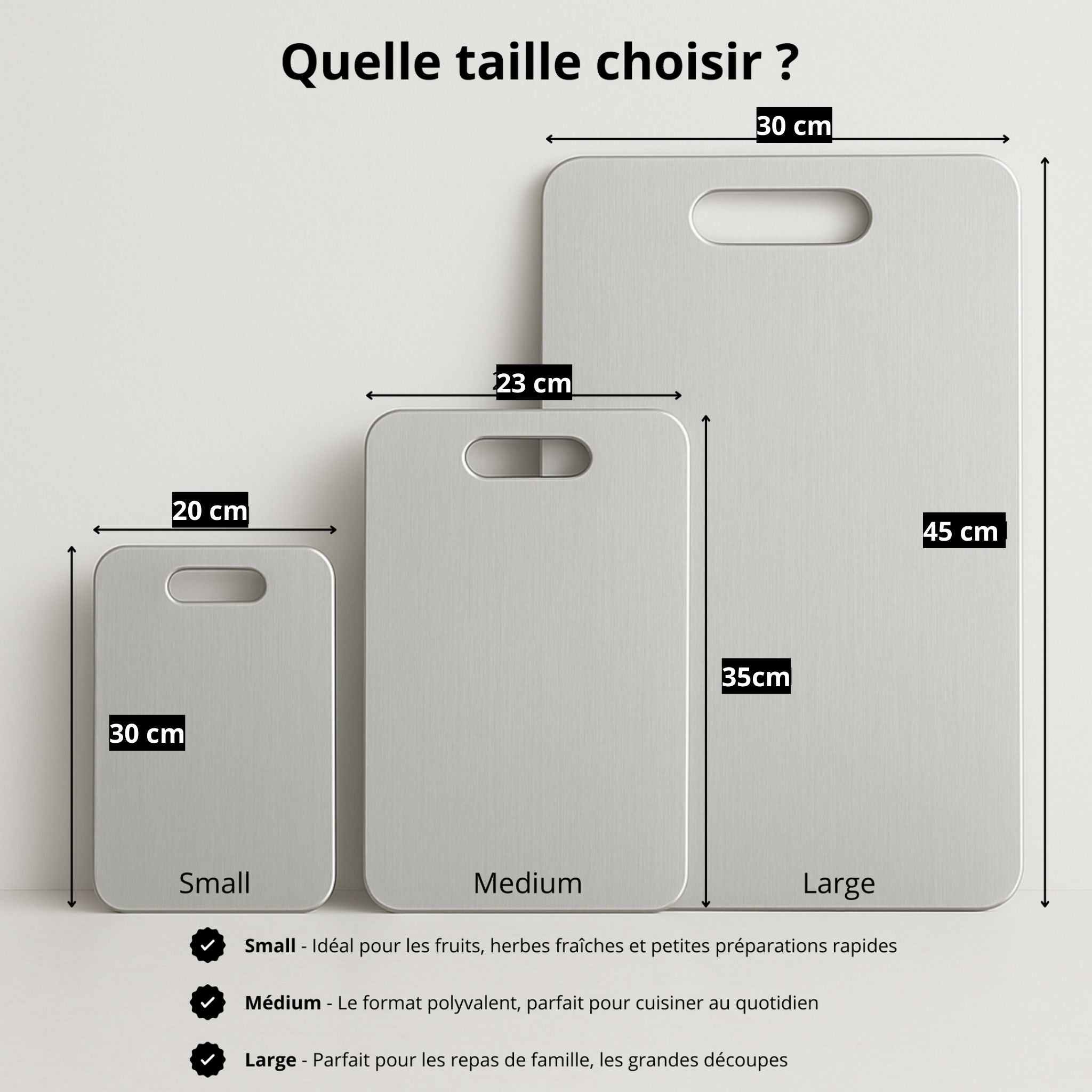 Planche à Découper en Titane