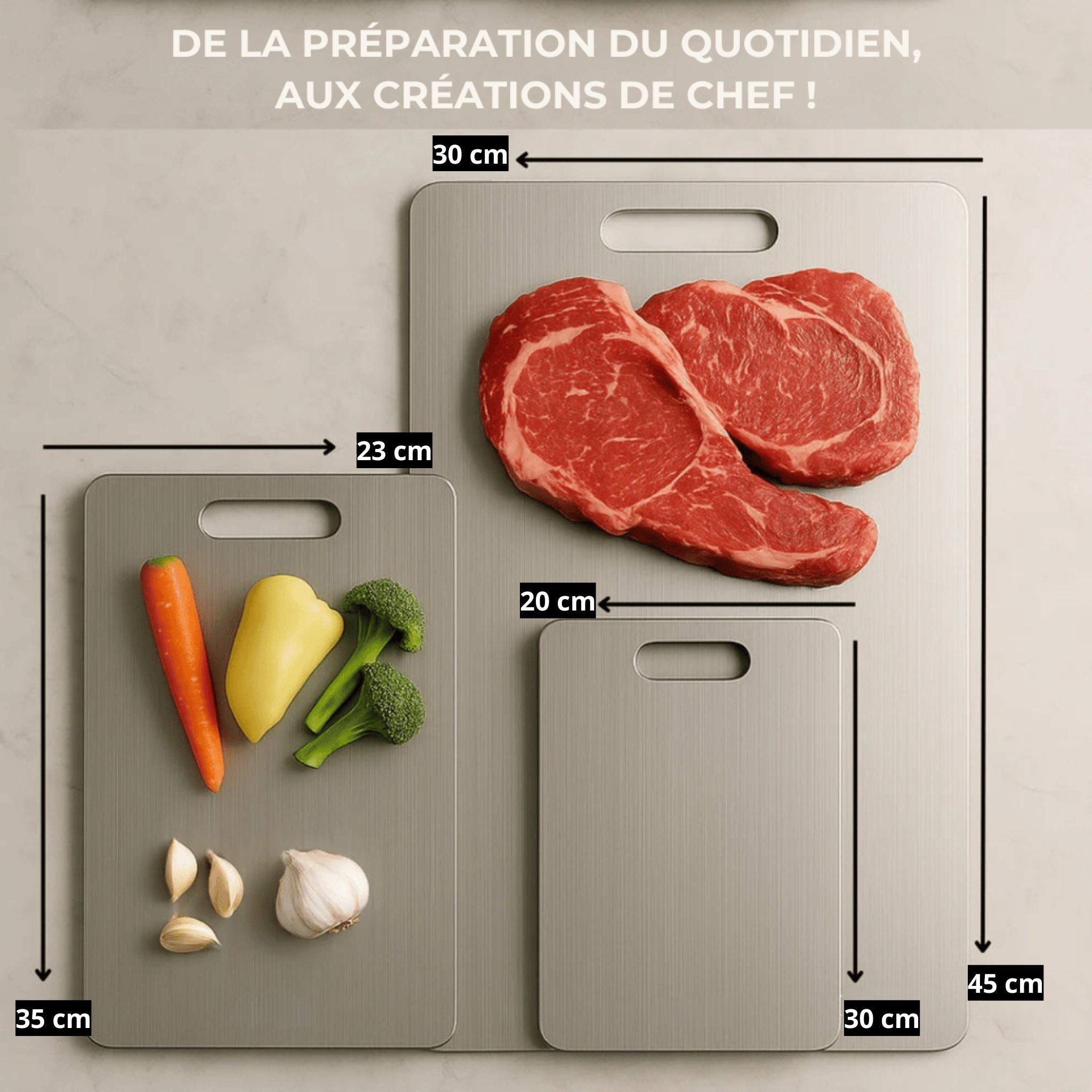 Planche à Découper en Titane